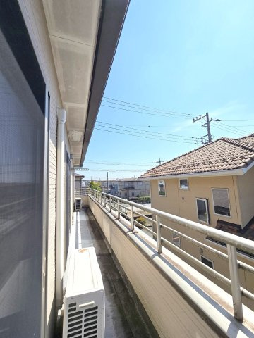 毛呂山町目白台2丁目　平成19年築中古戸建のバルコニー