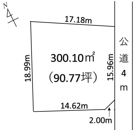 【土地図】 | 熊谷市西別府　500万　土地