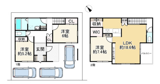 【間取り】 | 野洲市栄　中古戸建