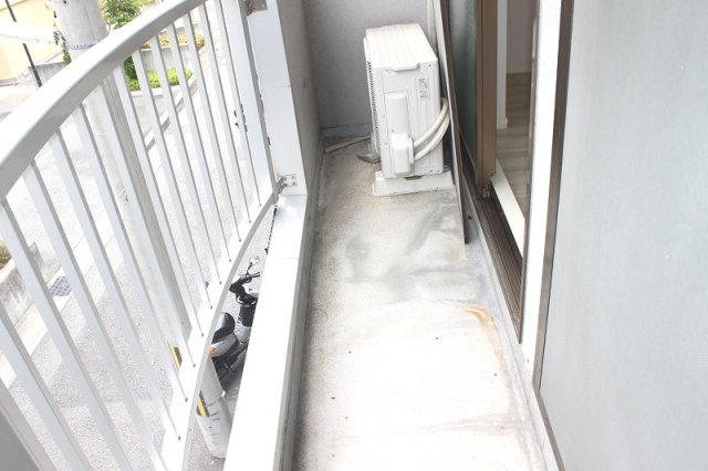 江川マンションのバルコニー