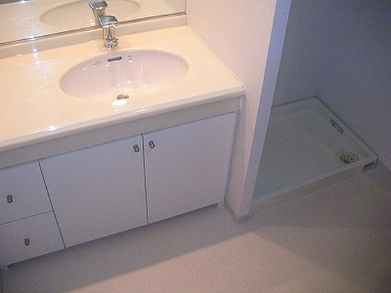 シュネルパークレジデンスの洗面所