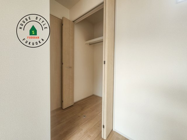 福岡市南区柏原1丁目第1-1棟（1号棟）の内観：施工例|収納には困りません。