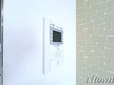 【セキュリティ】 | メイクスデザイン鶴舞 | モニター付きインターホンです。