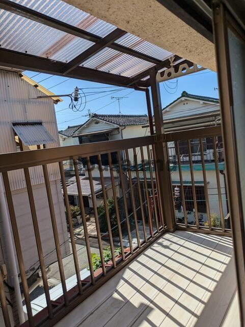 市小路戸建のバルコニー