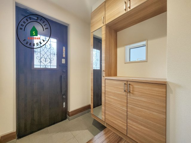 福岡市博多区南八幡町1丁目第1-3棟（1号棟）の防犯設備|二重ロックでしっかり防犯対策ができます。