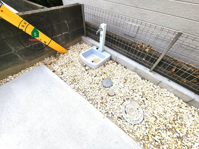 福岡市博多区南八幡町1丁目第1-3棟（3号棟）の庭|お庭で自由な時間を過ごせます。