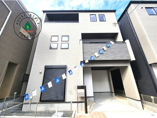 福岡市博多区南八幡町1丁目第1-3棟（2号棟）の外観|デザイン性のある外観です。