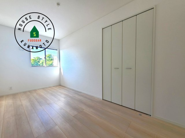 菊池市泗水町吉富第8₋3棟(3号棟)の内観：施工例|主寝室です。