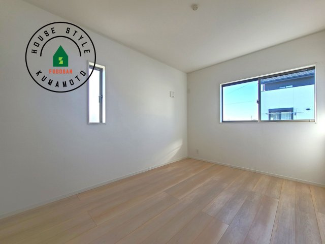 菊池市泗水町吉富第8₋3棟(3号棟)の内観：施工例|各部屋収納を備えており過ごしやすいお家です！