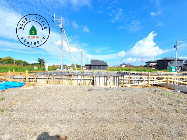 菊池市泗水町吉富第8₋3棟(3号棟)の外観|デザイン性のある外観です。