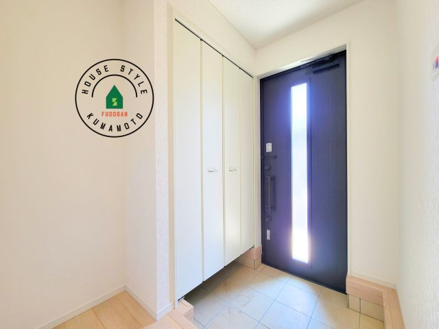 菊池市泗水町吉富第8₋3棟(3号棟)の内観：施工例|二重ロックでしっかり防犯対策ができます。