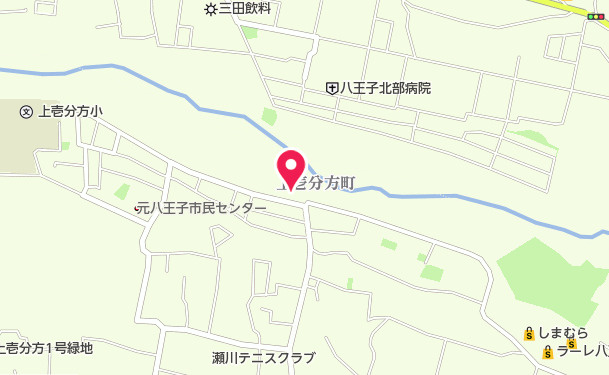 祝　成約済み　八王子市　上壱分方町　新築戸建て　１期の地図|～仲介手数料無料☆八王子ひなた不動産～　八王子市上壱分方町　新築戸建て