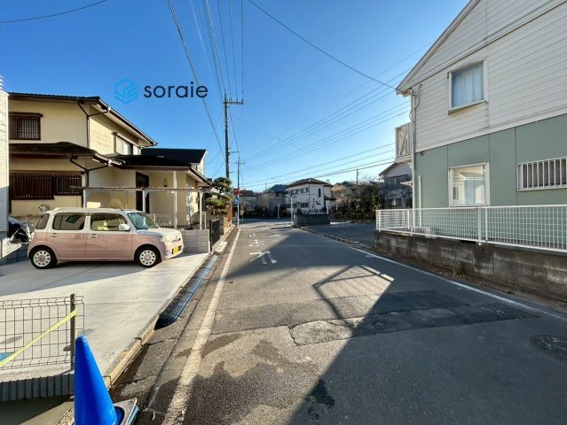 所沢中新井　A号棟　新築戸建　ハートフルタウンの前面道路含む現地写真|令和8年1月13日撮影。