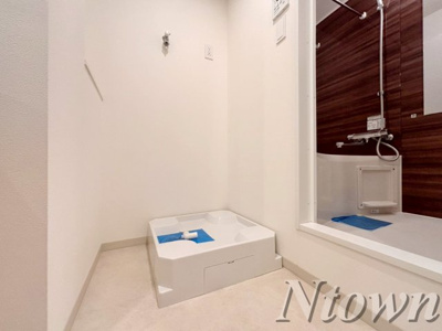 【設備】 | クレストタップ名古屋ウエスト | 洗濯機置き場です