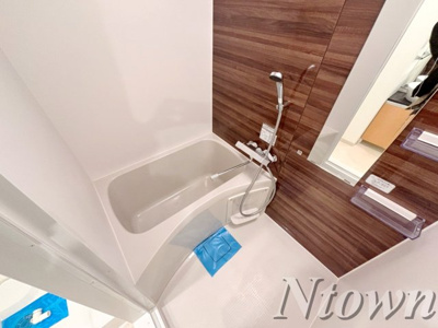 【浴室】 | クレストタップ名古屋ウエスト | 落ち着いた空間のお風呂です