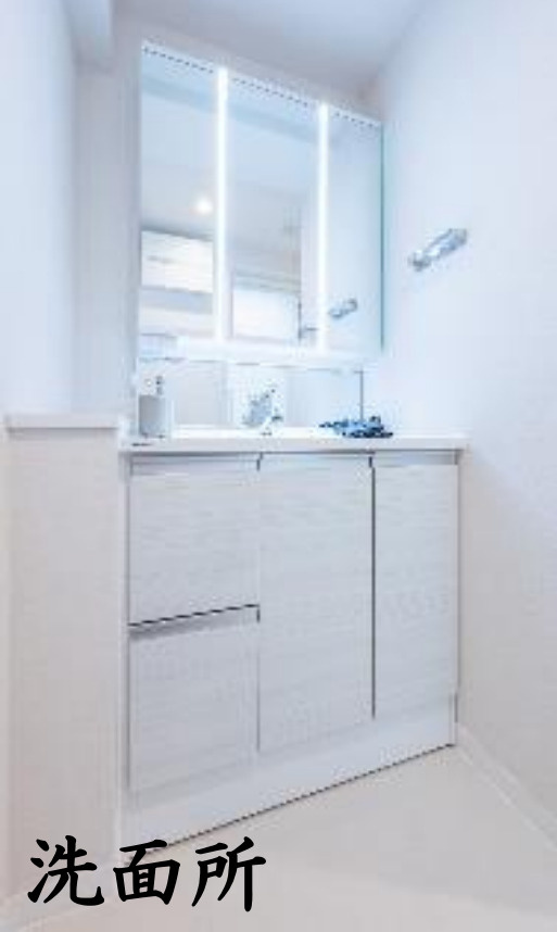 ライオンズヒルズ北寺尾【仲介手数料無料】の独立洗面台