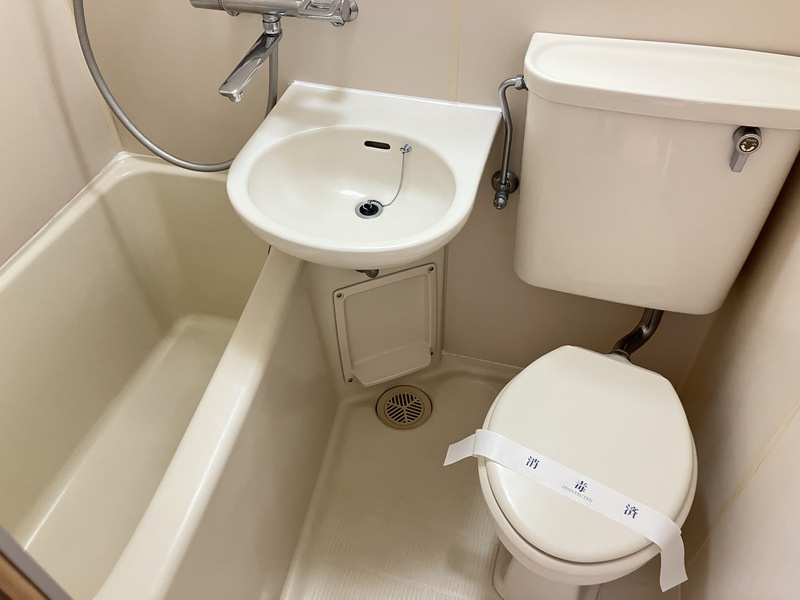 コーポラスモリノの浴室