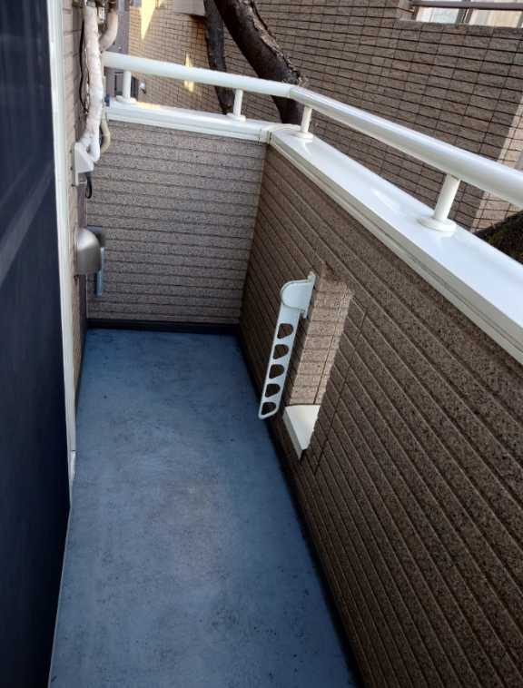 Wise Court　独立洗面台　最上階　オートロックのバルコニー