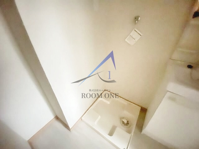 須山ハイツの設備|洗濯機置場です。