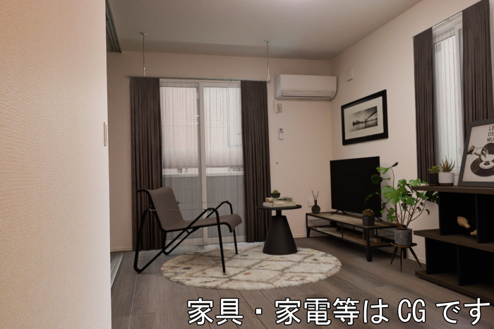 D-ROOM＋津福今町の居間・リビング|広いリビング★