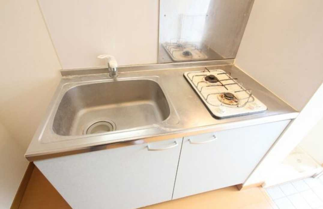 アズーロ松陰神社　駅近　独立洗面台　ネット無料のキッチン