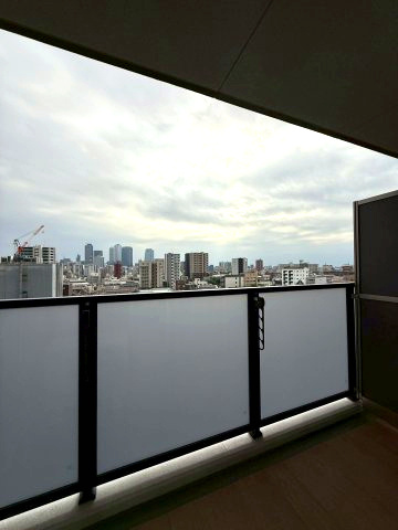 ディアレイシャス名古屋浄心　名古屋市賃貸　仲介手数料無料のバルコニー