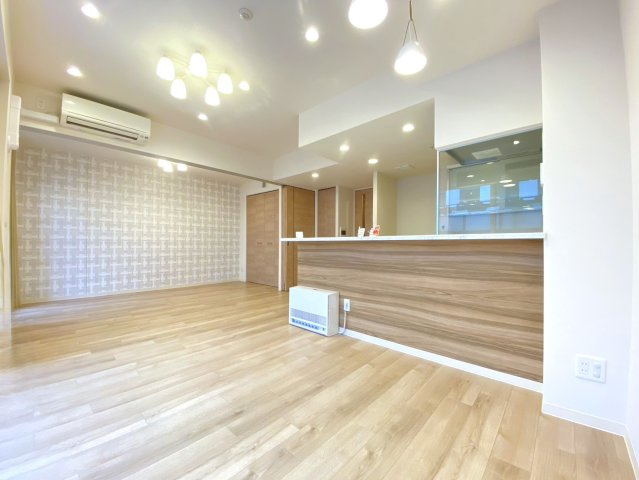 クリーンリバーフィネス琴似ミッドステージの居間・リビング|リビング別角度（3）！