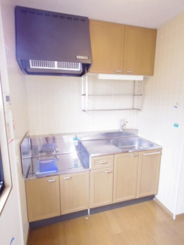 小平市小川町１丁目のアパートのキッチン