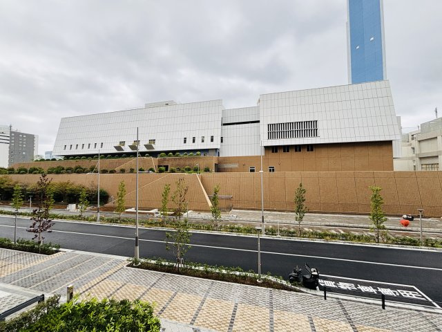 南東向きのバルコニーからの眺望。