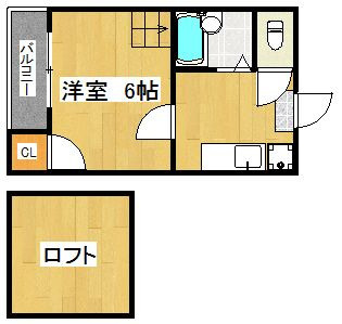 グランディア竹下の間取り
