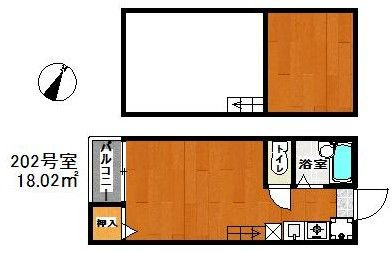 フレグランス博多の間取り