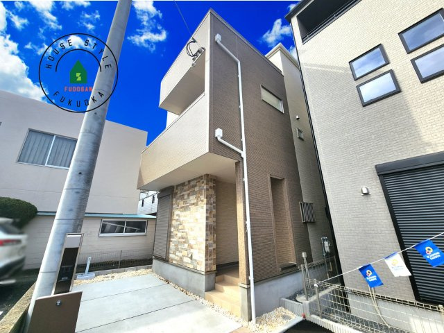 福岡市博多区南八幡町1丁目第1-3棟（3号棟）の外観|デザイン性のある外観です。