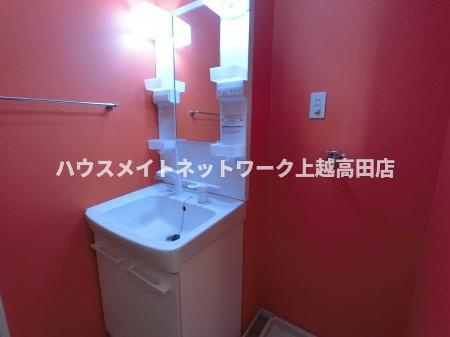 クレールコートの独立洗面台|洗髪洗面化粧台