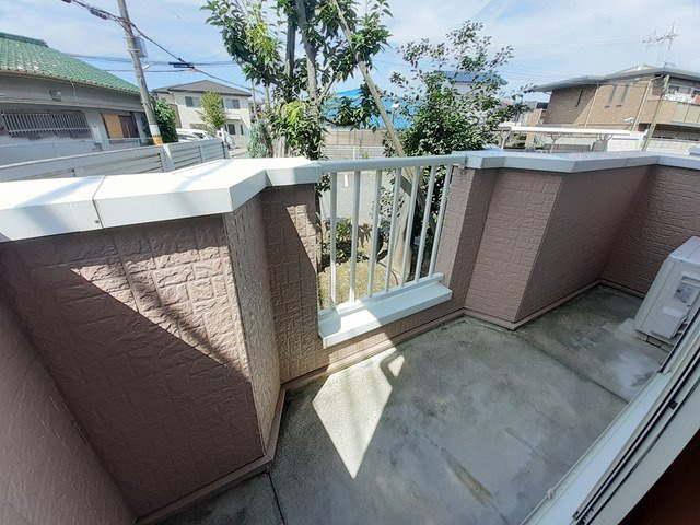 ブルーメ・バージェのバルコニー