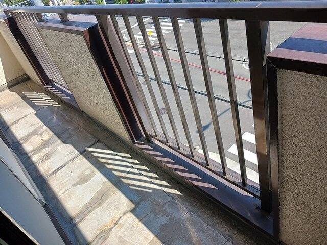 レジデンス二反田のバルコニー