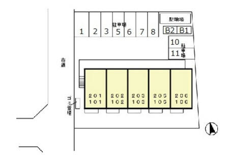 エスグランディールの区画図