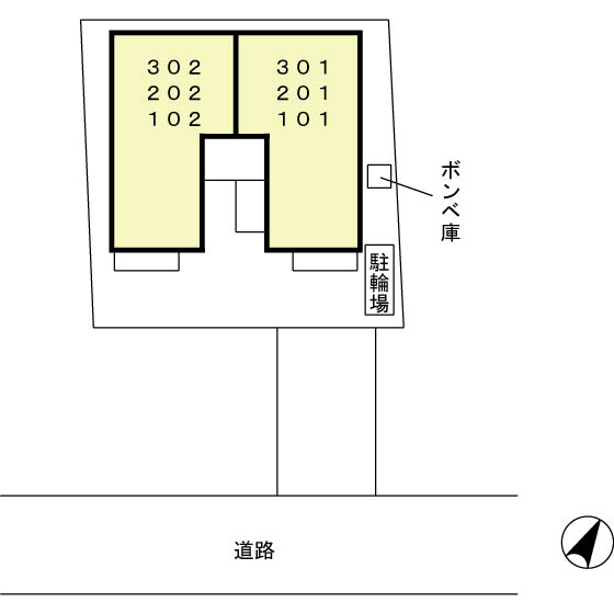 グランベルの区画図
