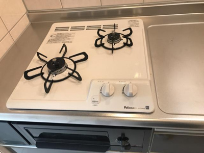 【キッチン】 | ル・ジャルダン華 | ガスコンロ