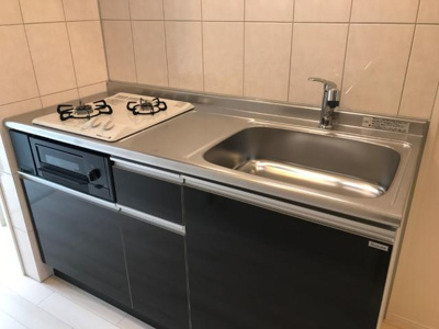 【キッチン】 | ル・ジャルダン華 | ２口コンロ