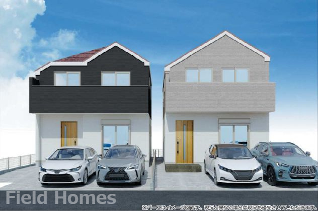 中央区宮下本町3丁目新築戸建て　11期1号棟の外観|建物外観イメージ「中央区宮下本町3丁目新築戸建て」