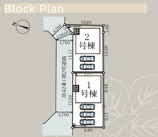 愛川町中津新築戸建て　第135-2号棟の区画図|区画図「愛川町中津新築戸建て」