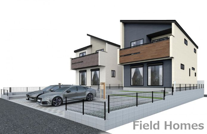 藤沢市用田新築戸建て　2号棟の外観パース|外観イメージ「藤沢市用田新築戸建て」