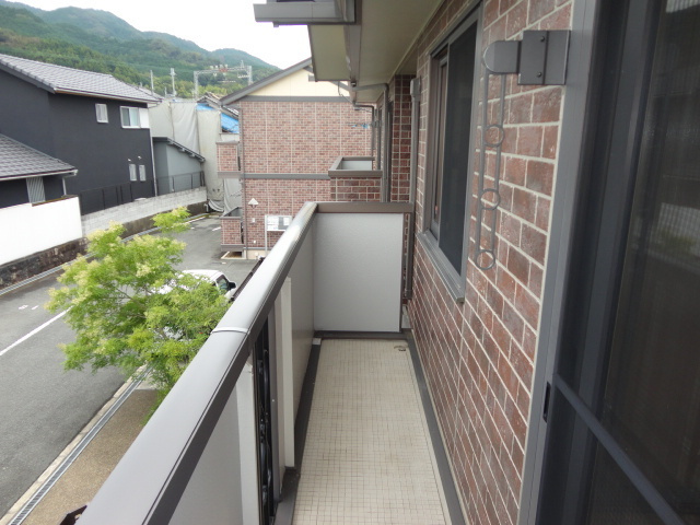クレールふたがみのバルコニー