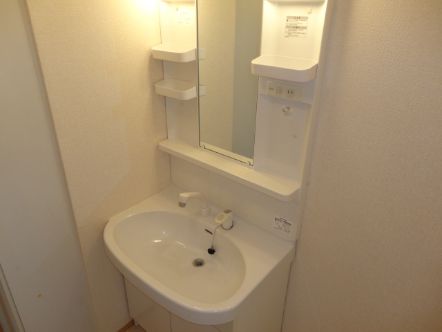 クレールふたがみの洗面所