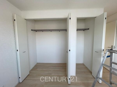 【収納】 | 前橋市下細井町第１０（３号等） | ハンガーパイプ付きクローゼットです。