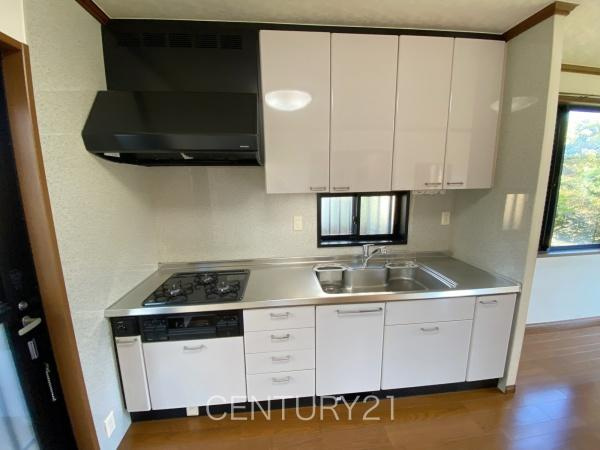 安中市安中中古一戸建てのキッチン|ビルトイン浄水器付きです。