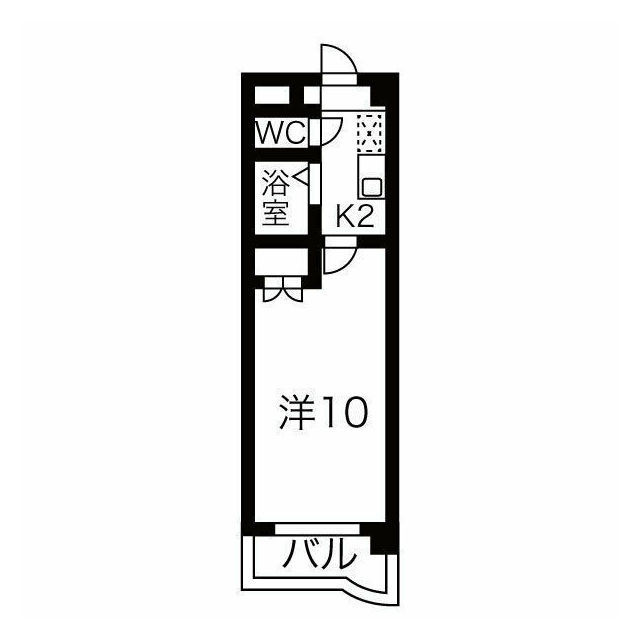 羽島市舟橋町本町５丁目のアパートの間取り