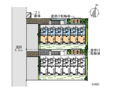【区画図】 | ドゥエル上用賀B