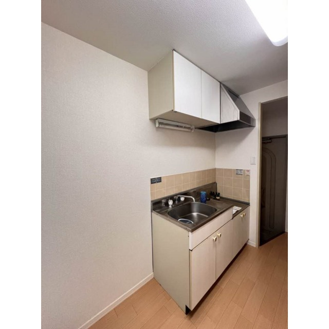 岐阜市長良のアパートのキッチン