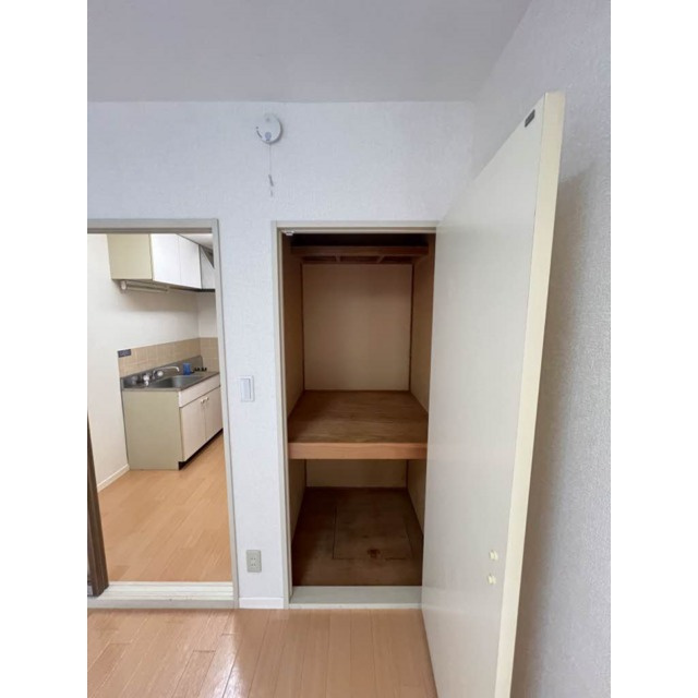 岐阜市長良のアパートの収納